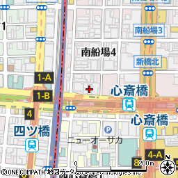 クレスト心斎橋周辺の地図