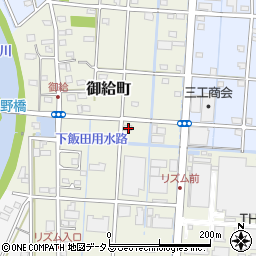 静岡県浜松市中央区御給町227周辺の地図