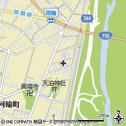 静岡県浜松市中央区河輪町334周辺の地図