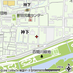 岡山県岡山市中区神下447周辺の地図