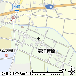 静岡県磐田市竜洋稗原90周辺の地図