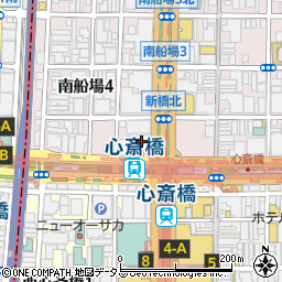 心斎橋東急ビル周辺の地図