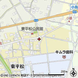 静岡県磐田市東平松96周辺の地図