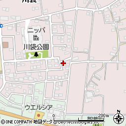静岡県磐田市川袋1365-2周辺の地図
