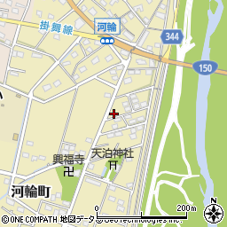 静岡県浜松市中央区河輪町325周辺の地図