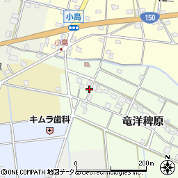 静岡県磐田市竜洋稗原50周辺の地図