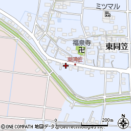 静岡県袋井市東同笠831周辺の地図