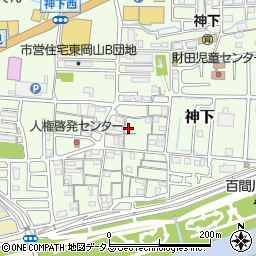岡山県岡山市中区神下342周辺の地図