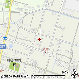 静岡県浜松市中央区米津町1709周辺の地図
