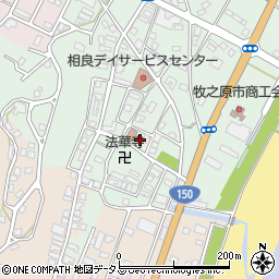 静岡県牧之原市波津1390-2周辺の地図