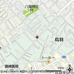 兵庫県明石市鳥羽周辺の地図