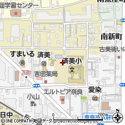 奈良県奈良市瓦町周辺の地図