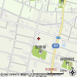 静岡県浜松市中央区米津町1960周辺の地図