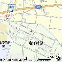 静岡県磐田市竜洋稗原周辺の地図