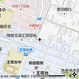 兵庫県神戸市西区王塚台5丁目3周辺の地図