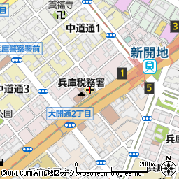 神戸トヨペット株式会社　本社周辺の地図