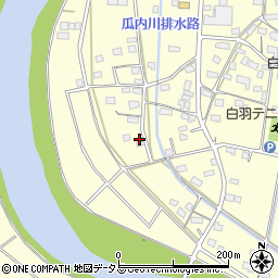 静岡県浜松市中央区白羽町1136周辺の地図