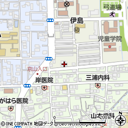 岡山県岡山市北区いずみ町5-8周辺の地図