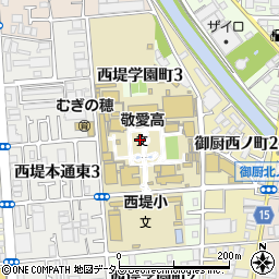 東大阪大学短期大学部周辺の地図