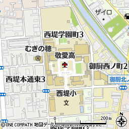 東大阪大学周辺の地図