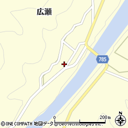 奈良県山辺郡山添村広瀬130周辺の地図