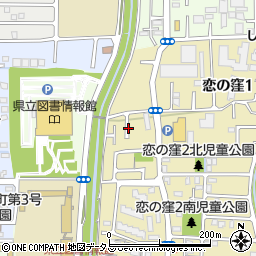 奈良県奈良市恋の窪1丁目19周辺の地図