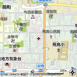 奈良県奈良市東十輪院町周辺の地図