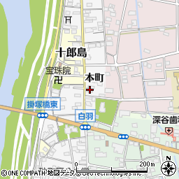 静岡県磐田市本町933周辺の地図