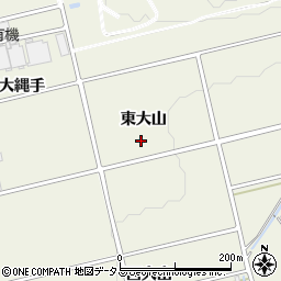 愛知県豊橋市高塚町東大山周辺の地図