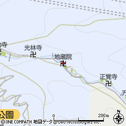 地蔵院周辺の地図