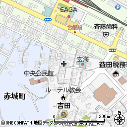 島根県益田市元町17-11周辺の地図
