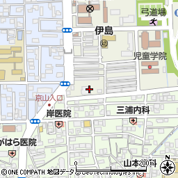 岡山県岡山市北区いずみ町5周辺の地図