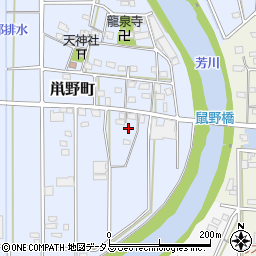 静岡県浜松市中央区鼡野町328周辺の地図