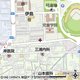 岡山津島住宅周辺の地図