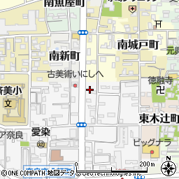 奈良県奈良市西木辻中町周辺の地図