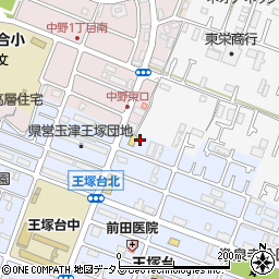 兵庫県神戸市西区王塚台5丁目2周辺の地図