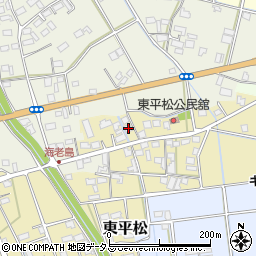 静岡県磐田市東平松117周辺の地図