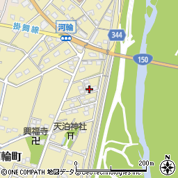 静岡県浜松市中央区河輪町315周辺の地図