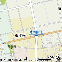 静岡県磐田市東平松697周辺の地図