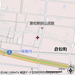 静岡県浜松市中央区倉松町1050周辺の地図