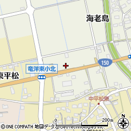 静岡県磐田市海老島712周辺の地図