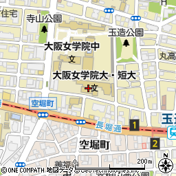 大阪女学院短期大学周辺の地図
