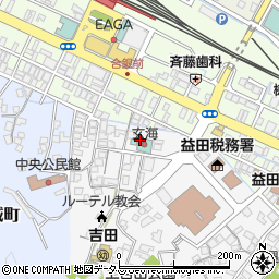 島根県益田市元町14周辺の地図