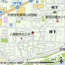 岡山県岡山市中区神下337周辺の地図