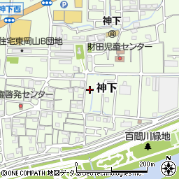 岡山県岡山市中区神下458周辺の地図