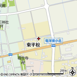 静岡県磐田市東平松702周辺の地図