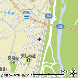 静岡県浜松市中央区河輪町310周辺の地図