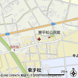 静岡県磐田市東平松116周辺の地図