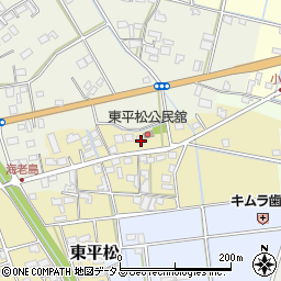 静岡県磐田市東平松112周辺の地図