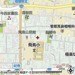 奈良県奈良市地蔵町周辺の地図